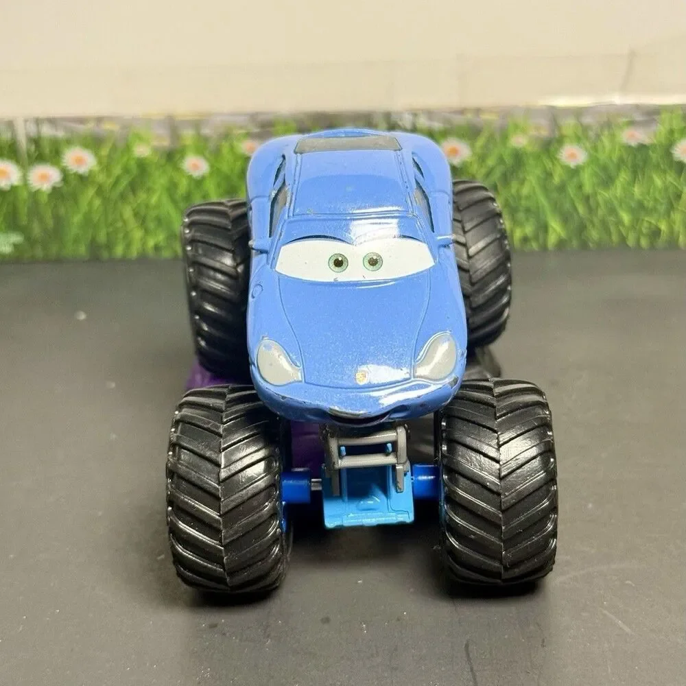 Disney Cars Mattel Custom Sally Carrera Monster Jam Truck Read Description